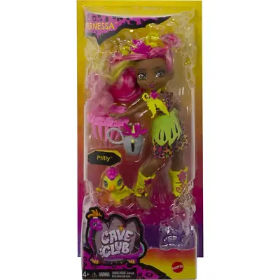 Buy Mattel Cave Club Fernessa Doll + Ptilly & Accessories New Kids Toy GNL85 • 9.99£