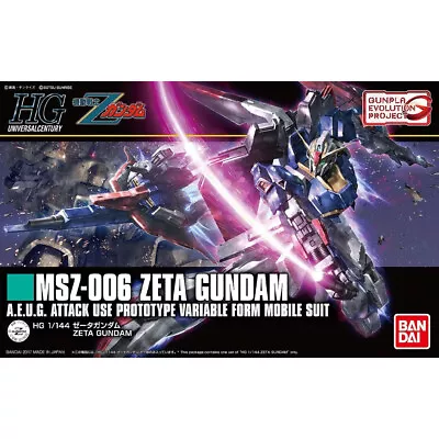 Buy Bandai HG 1/144 MSZ-006 Zeta Gundam (AEUG) Gunpla Kit 55611 • 23.95£