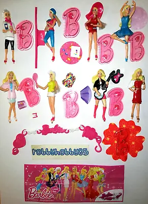 Buy Complete Set Barbie The Can Be FT189 - FT197 +9 Bpz Kinder Surprise Italy 2014 • 15.71£