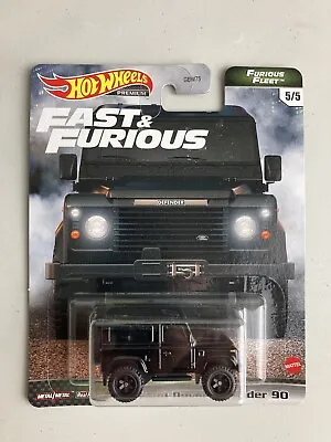 Buy Hot Wheels Fast And Furious All Black Land Rover Defender On Real Riders • 15£