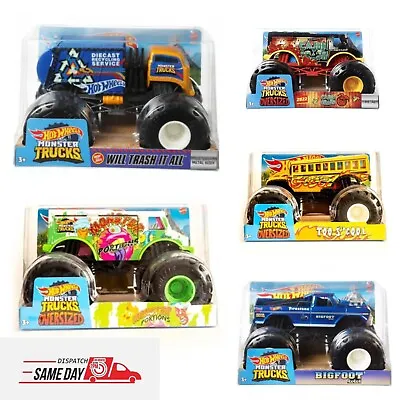 Buy Hot Wheels Monster Trucks 1:24 Collection - Choose Your Favorite! • 14.98£