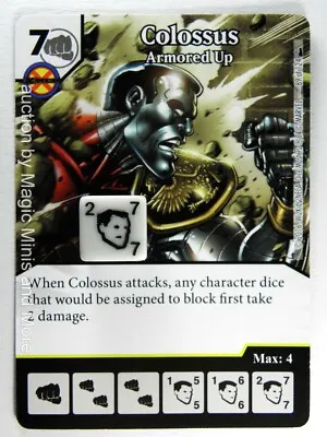 Buy Deadpool ~ COLOSSUS Armored Up #89 Rare Dice Masters Card & Die • 2.90£