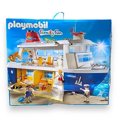 Buy NEW W/Box Damage 🌞 PLAYMOBIL 6978 Family Fun Cruise Ship • 64.95£
