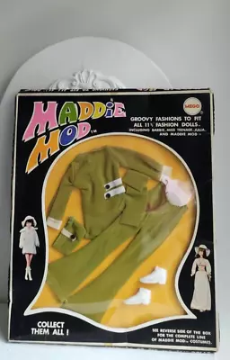 Buy Vintage Barbie Clone_ Orig. 1970's GREEN WITH ENVY Maddie Mod Outfit_ NRFB • 61.56£