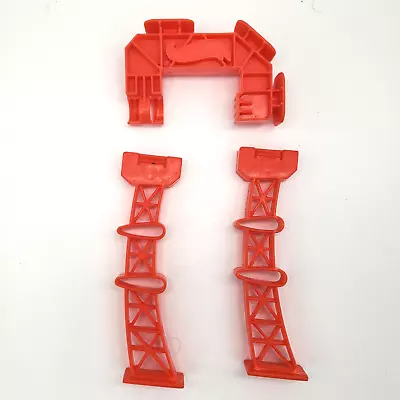 Buy Mattel Hot Wheels Track 4 Inch Red C Clamp 3 Replacement Parts • 9.46£