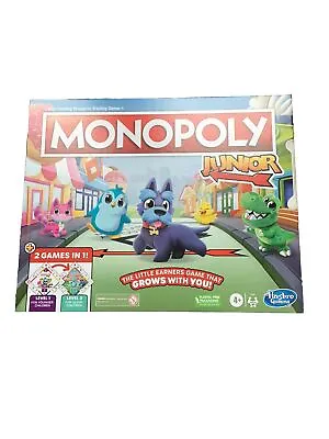 Buy Monopoly Junior  - 2 Board Games In 1 - Family Game Ages 4+ • 13.99£