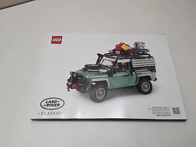 Buy Lego !!  Instructions Only !! For 10317 Landrover Classic Defender 90 • 9.99£