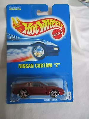 Buy Hot Wheels 1991 Collect #98 Nissan Custom Z Red Met UH Wheels Sealed In Card • 7.49£