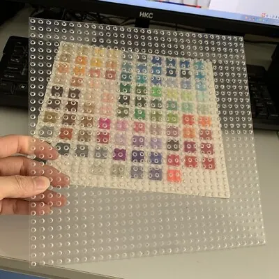 Buy Transparent 32x32 Dots 25.5x25.5CM Base Plate Board Building Baseplate • 5.99£