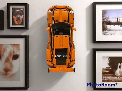 Buy Lego Technic Porsche GT3 RS 42056 Wall Display Mount Bracket Hook - Black • 8.99£