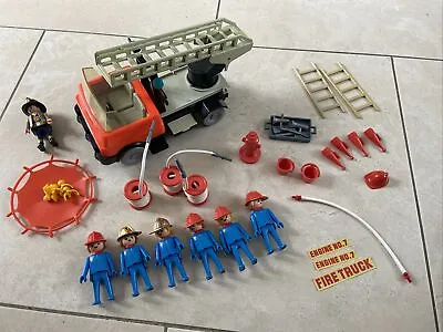 Buy Vintage Playpeople, Playmobil, Fire Engine, Firemen, Accessories - 1974 • 18.99£