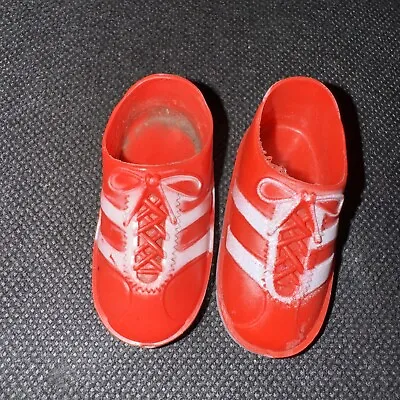 Buy Vintage Kenner 1975 Six Million Dollar Man  Pair Red Trainers / Shoes Original • 20£