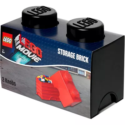 Buy Lego Storage Brick 2 Movie Collection Black - New • 12.99£