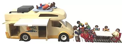 Buy Toys: Playmobile Camper Van With 9 Character Figures And Accessories 2005 Toy. • 35£