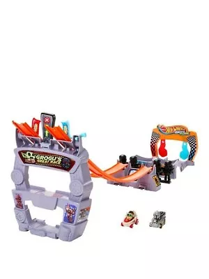 Buy Hot Wheels Race Track & 2 Vehicle Set Star Wars Grogu's Great Kids Car Toy 4+ • 24.99£