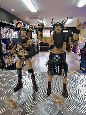 Buy WWE - Viking Raiders - Erik & Ivar -Mattel Elite - Series 80 - Wrestling Figures • 30£
