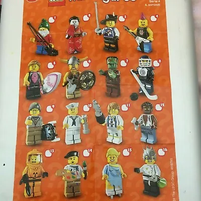 Buy Genuine Lego Minifigures From  Series 4 Choose The One You Need • 4.99£