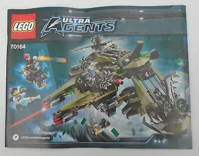Buy Lego Ultra Agents 70164 Hurricane Heist INSTRUCTIONS ONLY • 1.99£