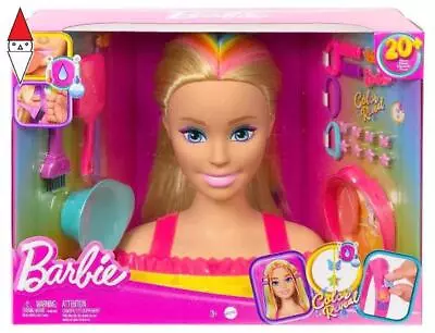 Buy Mattel Barbie Styling Head Rainbow Hair Imitation Game • 63.02£