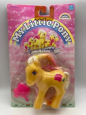 Buy Vintage G1 My Little Pony MUMMY SUNBRIGHT UK Euro MOC MISB MLP 1992 • 149.99£