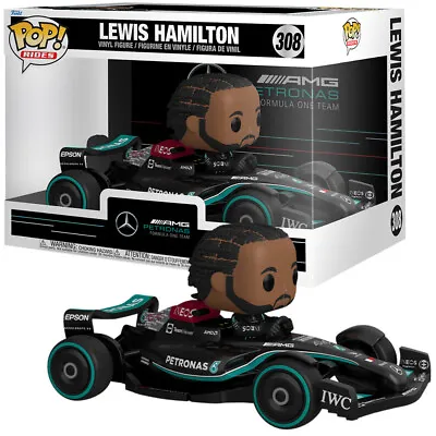 Buy Funko POP! Rides Lewis Hamilton Mercedes-AMG Car And Figure 308 • 39.99£