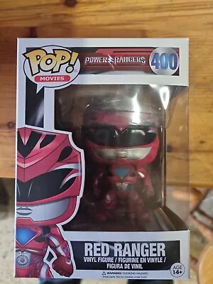 Buy Pop Movies Power Rangers #400 Red Ranger Vinyl Figure Funko  • 7£