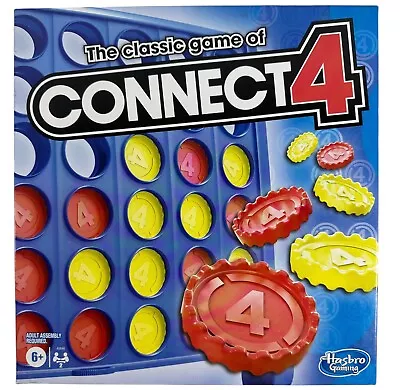 Buy Connect 4 Classic Board Game By Hasbro Gaming 2020 - (6yrs+) ~ Complete • 9.95£