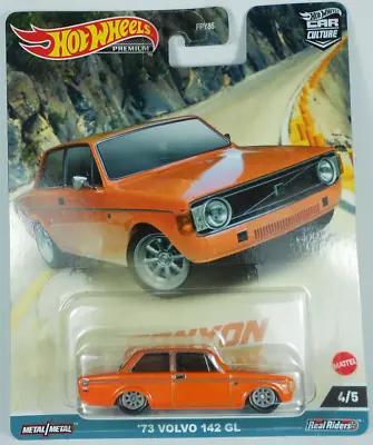Buy Hot Wheels Premium Car Culture 1973 Volvo 142 GL (orange) Sealed On  Card • 15£