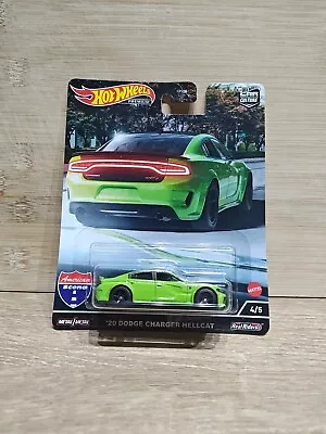 Buy Hot Wheels Car Culture '20 Dodge Charger Hellcat American Scene 4/5 Real Riders • 8.95£