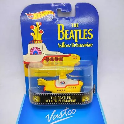 Buy 2018 Hot Wheels Retro Entertainment The Beatles Yellow Submarine FLD07 • 27.34£