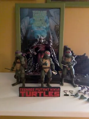 Buy (Reduced Read Discription) Mutant Ninja Turtles Movie Action Figure Bundle 7   • 65£