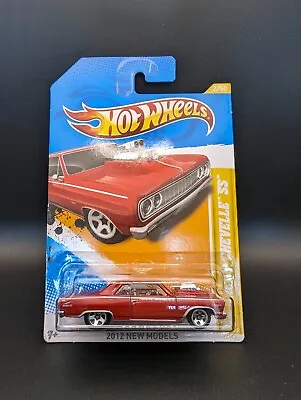 Buy Hot Wheels '64 Chevy Chevelle SS 2012 New Models Red Muscle Car Diecast  L32 • 7.95£