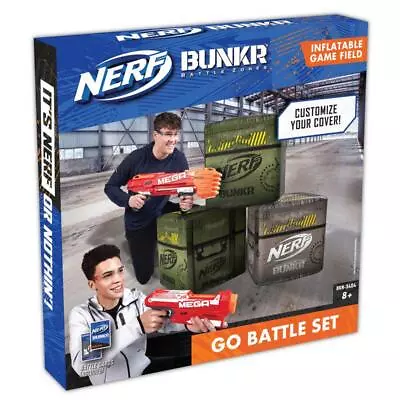 Buy Nerf Bunkr Go Battle Set Game Card Battle Stackers Are Sized For Quick Barrier • 34.99£