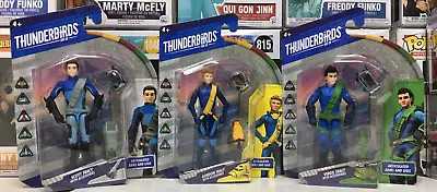 Buy Bandai Thunderbirds 4  Action Figures Bundle Virgil Gordon & Scott NEW Sealed Nd • 17.99£