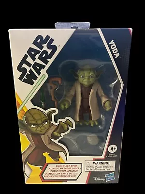 Buy Star Wars Figure Yoda Jedi Master Lightsaber Spin Galaxy Of Adventures Toy • 10£