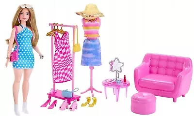 Buy BARBIE DOLL DREAM WARDROBE + Clothes For Barbie Doll + Furniture Mattel HPL78 • 70.92£