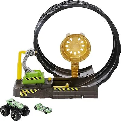 Buy Hot Wheels Monster Truck Epic Loop Challenge Playset With Truck + Car 1:64 Scale • 25.99£