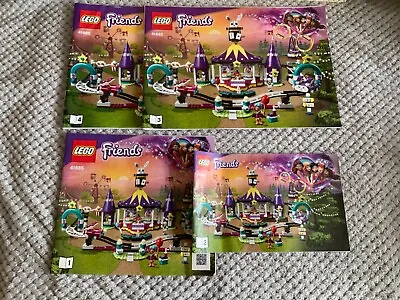 Buy LEGO Friends 41685 Magical Funfair Roller Coaster  Books 1,2,3&4 Only **03 • 4.99£