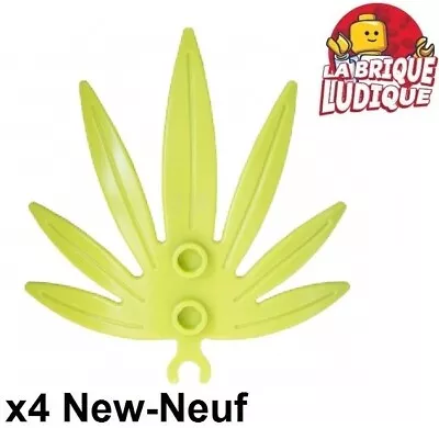 Buy LEGO 4x Plant Sheet Leaves 6x5 Palm Coconut Green Lime / File 10884 New • 3.22£