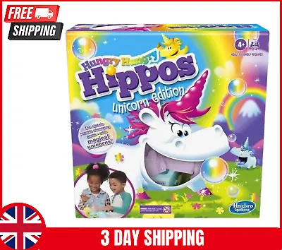Buy Hungry Hungry Hippos Unicorn Edition. Family Game. Brand New  • 33.98£