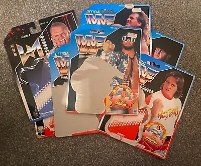 Buy WWF WWE HASBRO Wrestling Figure Backing Cards - Take Your Pick RETRO • 2£