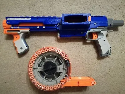 Buy Nerf N Strike Raider CS-35 With 35 Dart Drum Hardly Used Comes With Box • 25£
