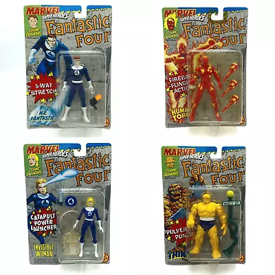 Buy MARVEL SUPERHEROES ☆ FANTASIC FOUR Set Figure ☆ 90's MOC Sealed Carded Toybiz 90 • 119.99£