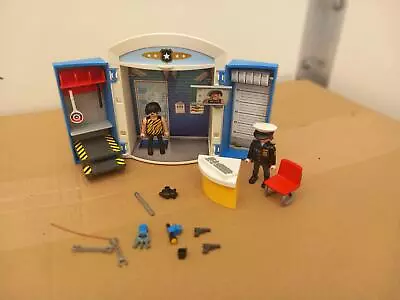 Buy Playmobil 70306 Police Station Mini Play Box Used Clearance • 8.95£