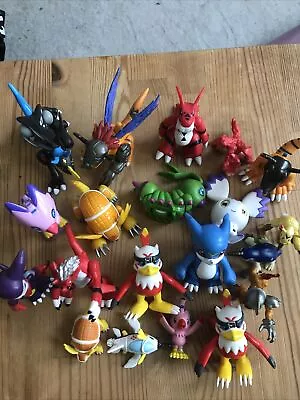 Buy Digimon Mini Figures Bandai Vintage Retro Joblot Bundle X 20 Toys Action • 79.95£