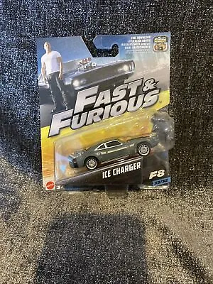 Buy Dodge Ice Charger F8 Fast And Furious Model Car Mattel 1:55 23/32 Die Cast • 4£