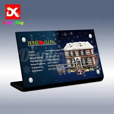Buy Display King - Acrylic Display Plaque For Lego Home Alone 21330 • 17.10£