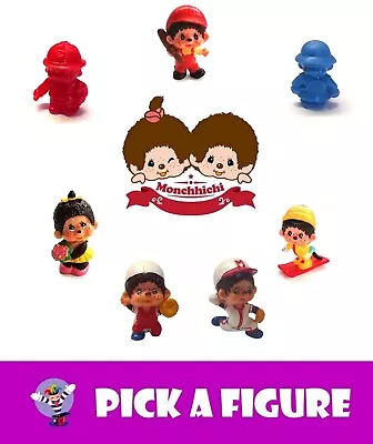 Buy Monchhichi Chic-a-boo MINI FIGURES & PENCIL TOPPERS Sekiguchi Vintage 1980's • 2.49£