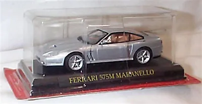 Buy Ferrari 575M Maranello Silver 1-43 Scale New In Pack • 8.95£