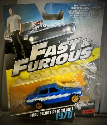Buy FAST & THE FURIOUS ESCORT Mk1 RS1600 1:64 SCALE BY JOHNNY LIGHTENING • 20£